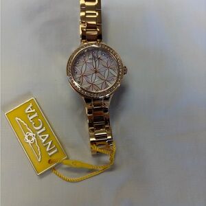 Invicta Women's Rose Gold Watch with Crystal Accents